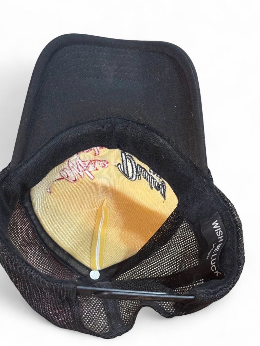 Official Wish Me Luck (Wml) X Dialog Cafe Collaboration Trucker Hat — image 4 of 4